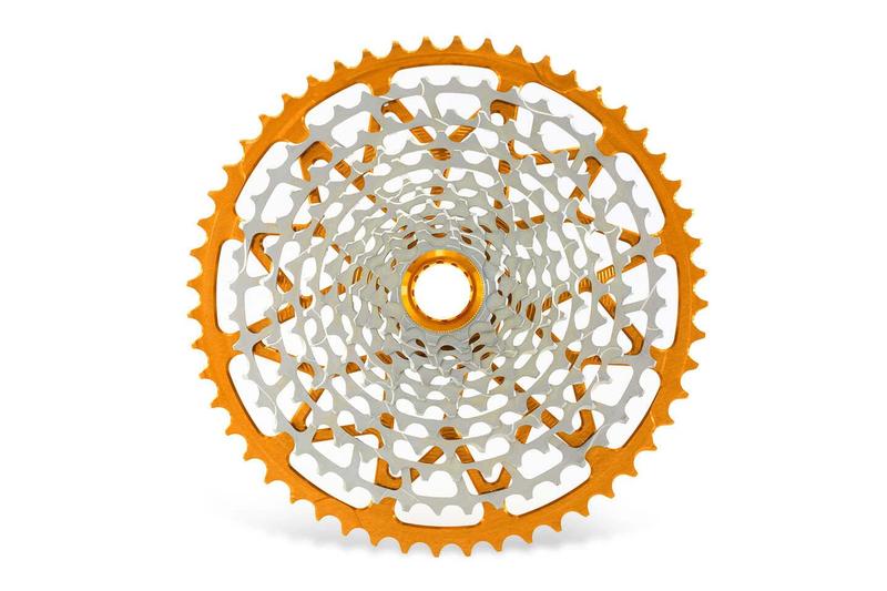 Garbaruk 12 Speed Cassette, Shimano Microspline, 10-52T, Orange