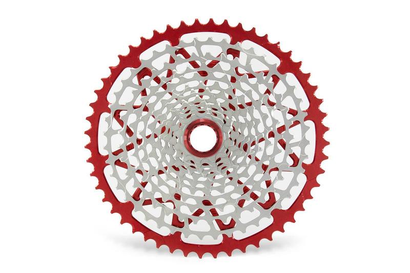 Garbaruk 12 Speed Cassette, Shimano Microspline, 10-52T, Red