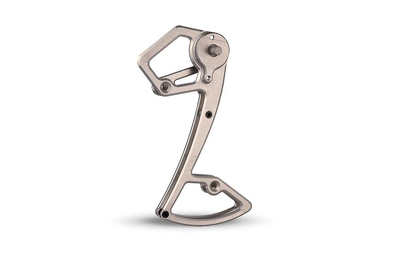 Garbaruk Rear Derailleur Cage, Shimano MTB 12 Speed, Silver