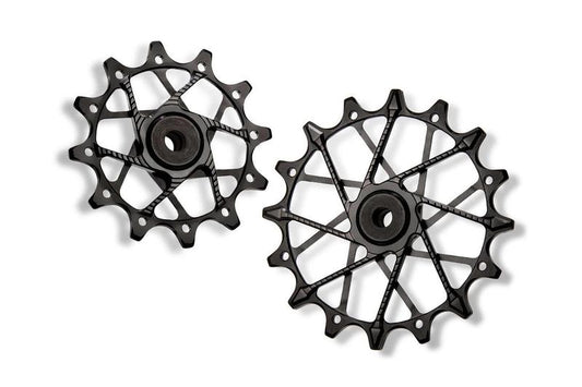 Garbaruk Derailleur Pulleys, 14/16T, SRAM Eagle Transmission, 12 Speed, Black