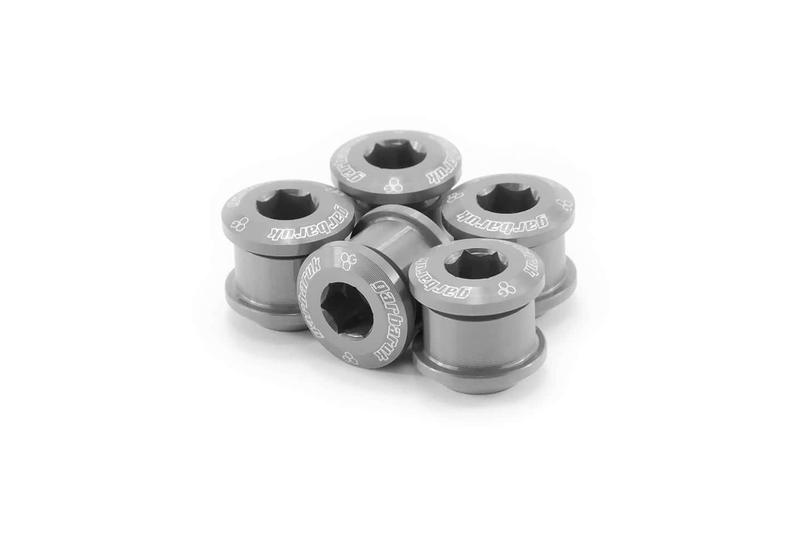 Garbaruk Chainring Bolt Set, M8 x 0.75, Silver
