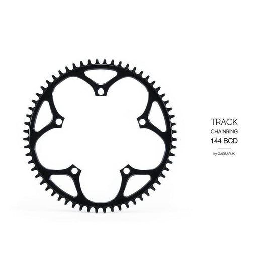 Garbaruk Track Chainring, 5 Bolt 144 BCD, Round