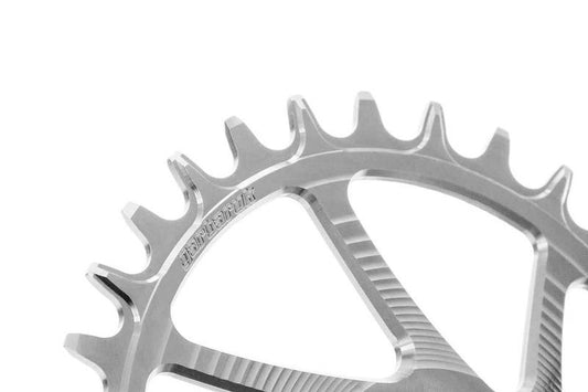 Garbaruk MTB Chainring, Shimano XTR 9200 / XT 8200, Direct Mount, Round, 32T, Silver