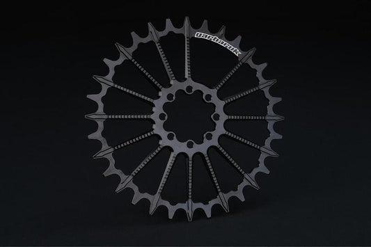 Garbaruk MTB Chainring, SRAM T-Type 8 Bolt Direct Mount, Boost, Round