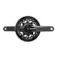 SRAM, Force D2 2x, Power Meter Crankset, Speed: 12, Spindle: 28.99mm, BCD: Direct Mount, 48/35, DUB, 165mm, Black, Road Disc