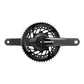 SRAM, Force D2 2x, Power Meter Crankset, Speed: 12, Spindle: 28.99mm, BCD: Direct Mount, 48/35, DUB, 165mm, Black, Road Disc