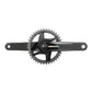 SRAM, Force D2 1x Wide, Power Meter Crankset, Speed: 12, Spindle: 28.99mm, BCD: Direct Mount, 40, DUB, 165mm, Black, Road Disc