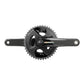 SRAM, Force D2 2x Wide, Power Meter Crankset, Speed: 12, Spindle: 28.99mm, BCD: Direct Mount, 43/30, DUB, 165mm, Black, Road Disc