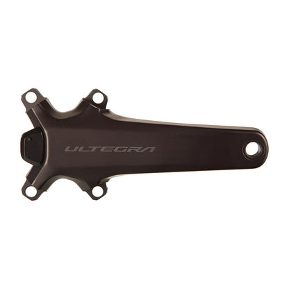 Shimano, Ultegra FC-R8100-P, Power Meter Crankset, Speed: 12, Spindle: 24mm, BCD: 110, No Chainring, Hollowtech II, 165mm, Black, Road Disc, IFCR8100PAXXF