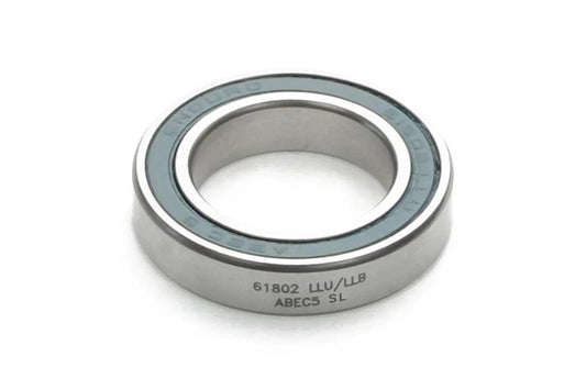 Enduro 61802 (6802) ABEC -5 Solid Lube Bearing, CN Clearance (15mm x 24mm x 5mm)