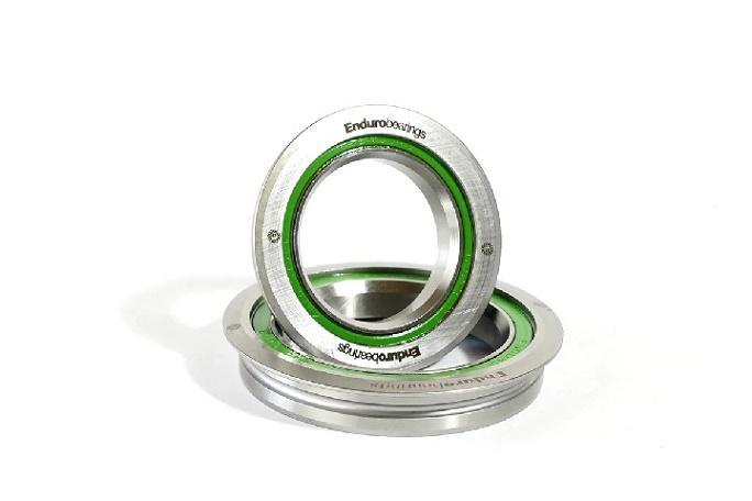 Enduro MAXhit Tapered Internal Headset, Zero Stack, 44/56mm ID, 1-1/8 Upper / 1.5" Lower, Stainless Steel Integrated Bearings