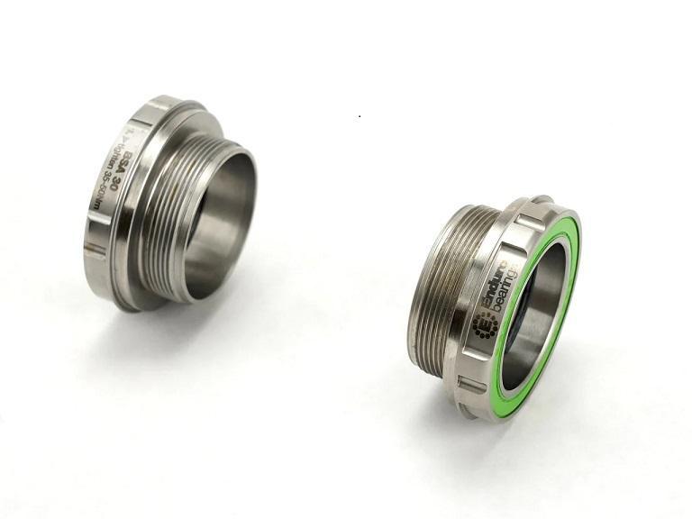Enduro MaxHit Bottom Bracket, BSA Spindle, Stainless Steel Integrated Bearings