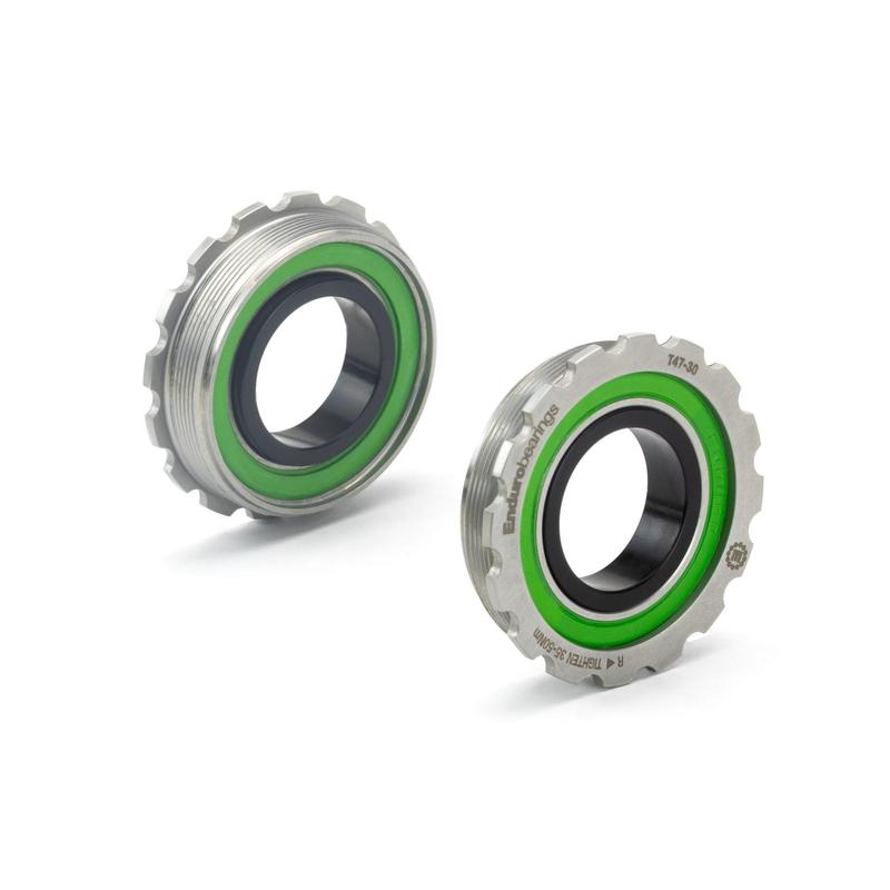 Enduro MaxHit Bottom Bracket, T47 Internal Spindle, Stainless Steel Integrated Bearings