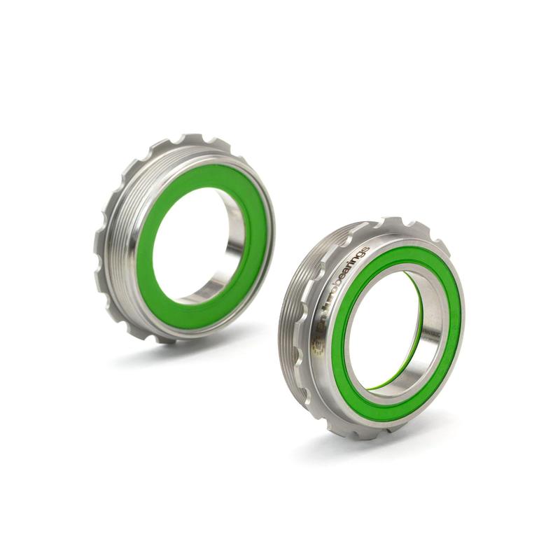 Enduro MaxHit Bottom Bracket, T47 Assymetrical Spindle, Stainless Steel Integrated Bearings