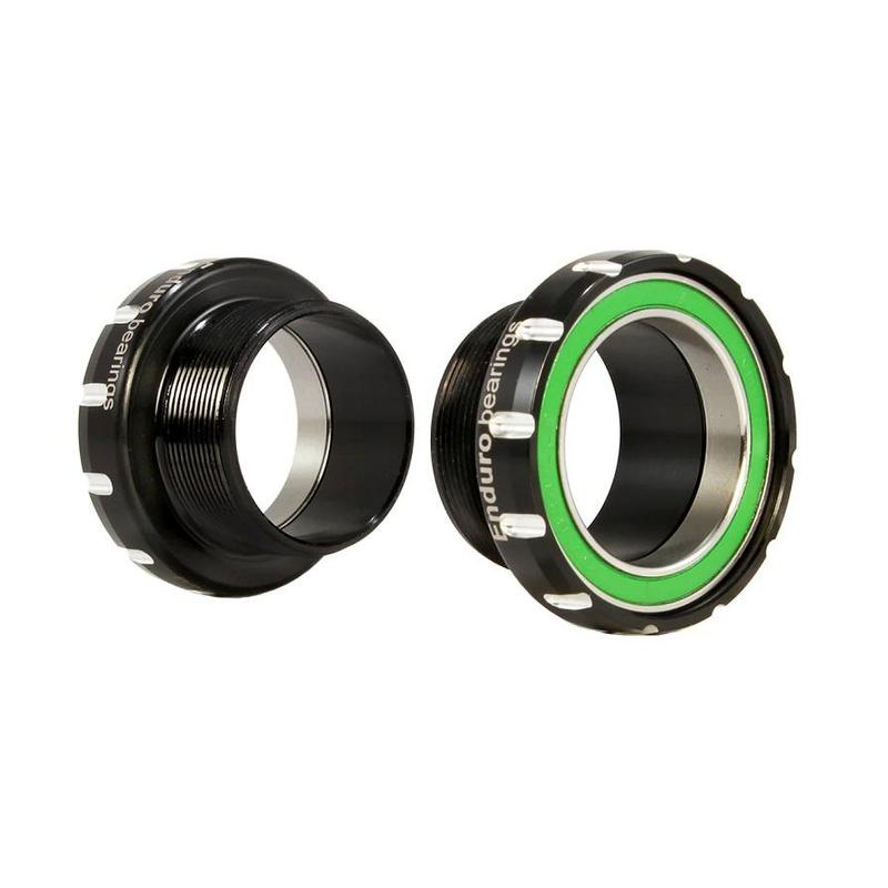 Enduro XD-15 Bottom Bracket, BSA 68mm to 30mm spindle, Black