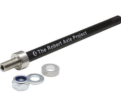 The Robert Axle Project Hitch Mount (Kid) Trailer Axle, 159 or 165mm length, M12x1.5mm (KID212)
