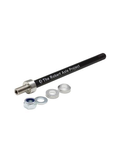 The Robert Axle Project Hitch Mount (Kid) Trailer Axle, 169, 176, or 184mm length, M12x1.0mm (KID226)