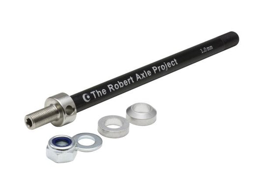The Robert Axle Project Hitch Mount (Kid) Trailer Axle, 209mm length, M12x1.75mm (KID209)