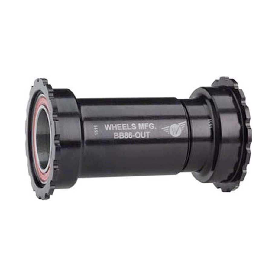 Wheels Manufacturing, BB86/92 Threaded BB - Shimano ABEC3 Steel Bearings