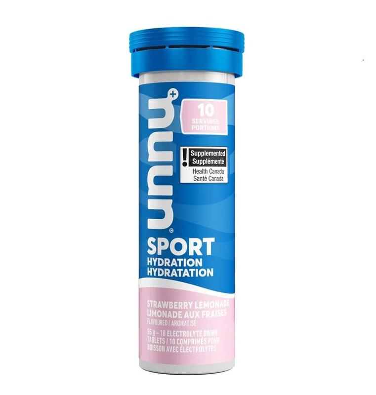 Nuun Sport Hydration Tablets, Strawberry Lemonade, Box of 8 Tubes (10 tablets per tube)