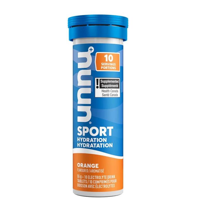 Nuun Sport Hydration Tablets, Orange, Box of 8 Tubes (10 tablets per tube)