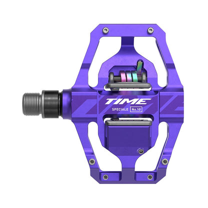 TIME, Speciale 10 Large B1, Pedals, Body: Aluminum, Spindle: Steel, 9/16'', Dark Grey, Pair