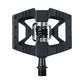 crankbrothers, DOUBLESHOT 1, Pedals, Body: Composite, Spindle: Cr-Mo, 9/16'', Black, Pair