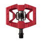 crankbrothers, DOUBLESHOT 1, Pedals, Body: Composite, Spindle: Cr-Mo, 9/16'', Black, Pair