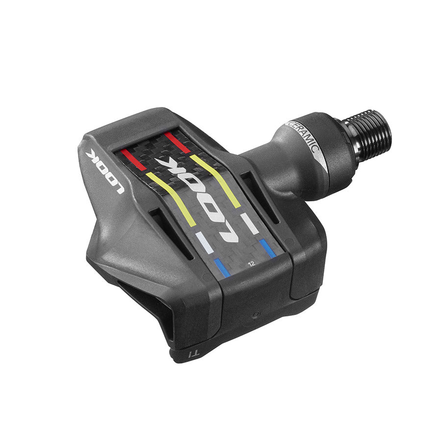 Look, Keo Blade Ti Ceramic 12 - 56MM, Pedals, Body: Carbon, Spindle: Titanium, 9/16'', Black, Pair