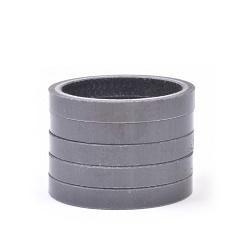 Wheels Manufacturing Carbon Headset Spacers 1 1/8" x 5mm, Gloss Finish / 5 Pack