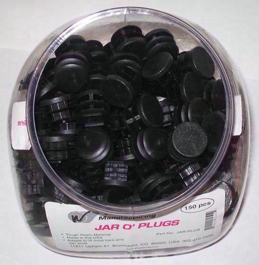 Wheels Manufacturing Bar End Plugs Black 150/jar