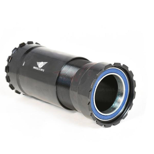 Wheels Manufacturing Bottom Bracket, PF30 Threaded FatBike (100mm), ABEC-3, Steel, Black