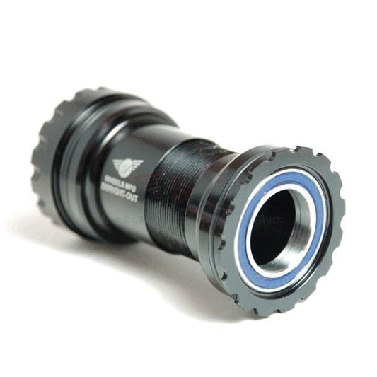 Wheels Manufacturing Bottom Bracket, Thread together, BBRight to 24mm, ABEC-3 Steel, Black