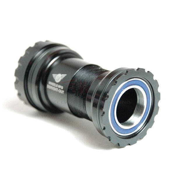Wheels Manufacturing Bottom Bracket, BBRight to 22/24mm (SRAM) ABEC-3 Steel, Black