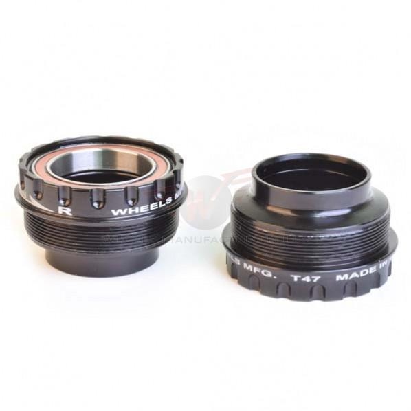 Wheels MFG T47, Abec-5 Angular Contact, Outboard Bottom Bracket for Cranks