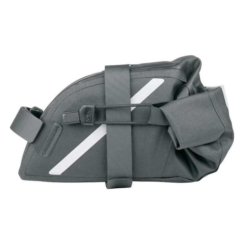 SKS Flow Trail Roll Top Saddle Bag, Black, 2.0 L
