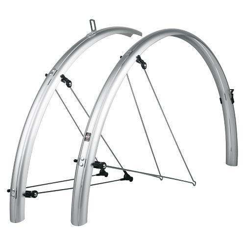 SKS Fender, B35 Bluemels, 700 x 20 - 28c, Silver, Set