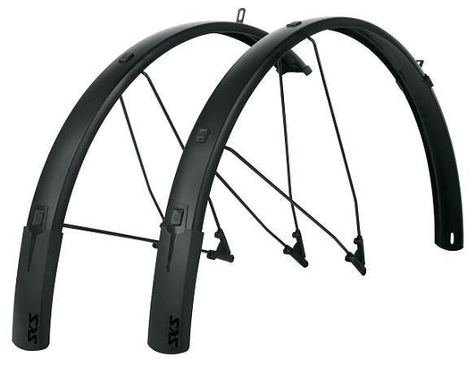 SKS Fender, B56 Bluemels Style, 700 x 38 - 47c, Matte Black, Set