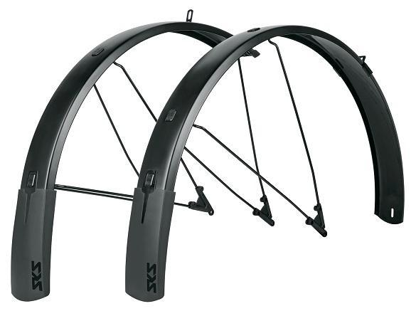 SKS Fender, B75 Bluemels Style, 27.5/29/700 x 2.25-2.6, Matte Black, Set