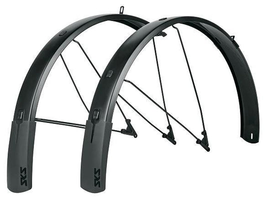 SKS Fender, B75 Bluemels Style, 27.5/29/700 x 2.25-2.6, Matte Black, Set