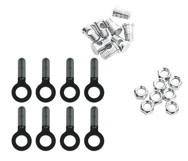 SKS Fender Parts, Eye Bolt & Nut Set /8 pcs (for Chromoplastic/Commuter ll)