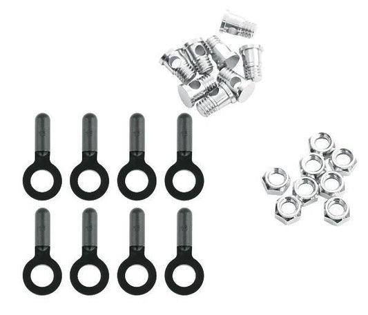 SKS Fender Parts, Eye Bolt & Nut Set /8 pcs (for Chromoplastic/Commuter ll)