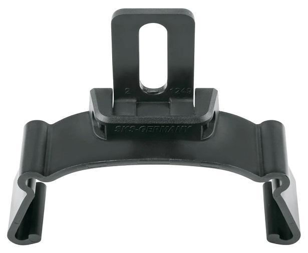 SKS Fender Parts, Bluemels 53-60mm Sliding Bridge Clip, Round Profile, Black