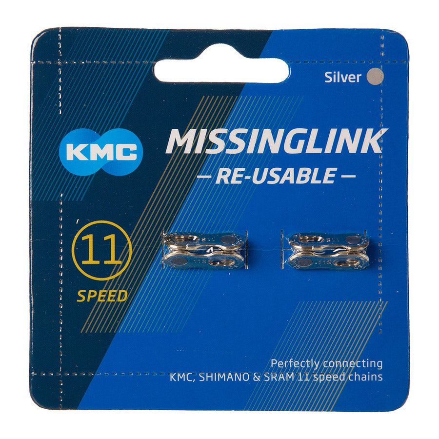 KMC MissingLink-9R, Card/2, Reuseable, Silver (CL566R)