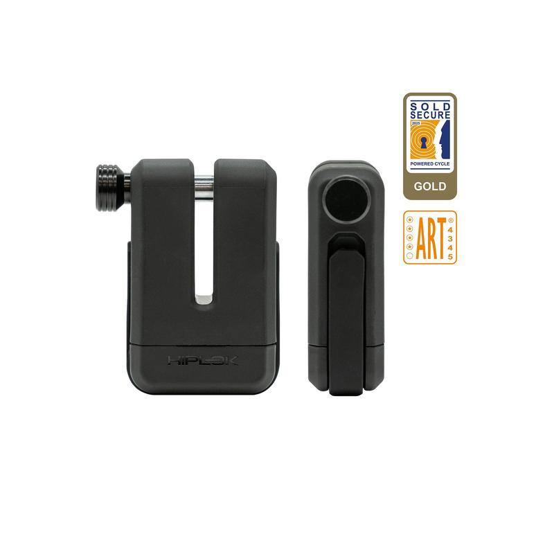 Hiplok MDX Motorcycle Disc Lock, Black