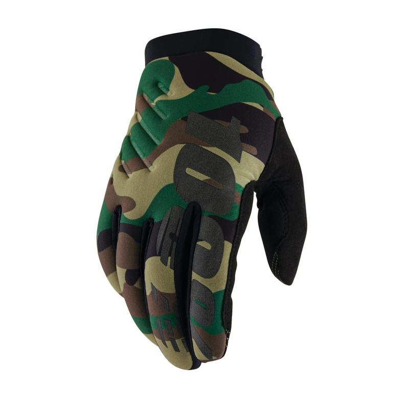 100% Brisker Cold Weather Gloves, Camo/