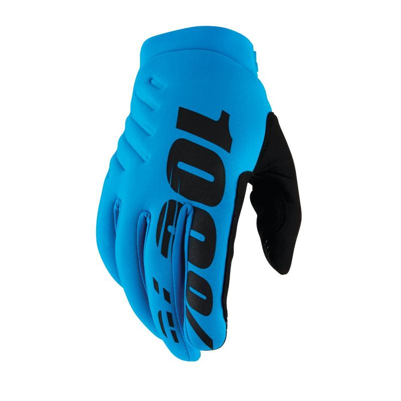 100% Brisker Cold Weather Gloves, Turquoise, X-Large (XL)