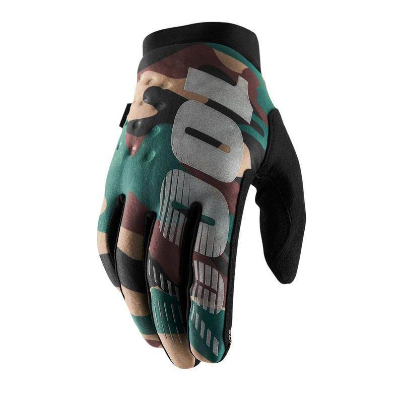 100% Brisker Cold Weather Gloves, Camo