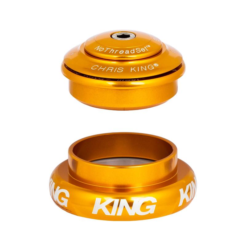 Chris King InSet 7 Headset Gold (44mm Straight Headtube, w/Tapered steerer)