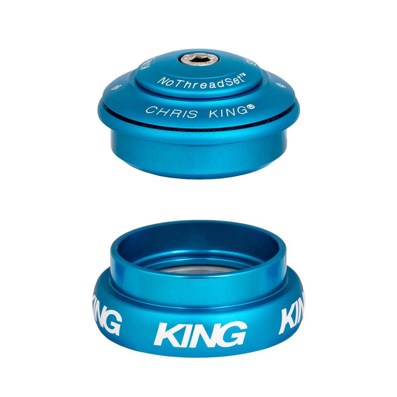 Chris King InSet 8 Headset Matte Turquoise (44mm headtube, w/Tapered 1-1/4" steerer)